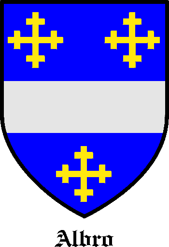ALBRO family crest ALBRO family crest