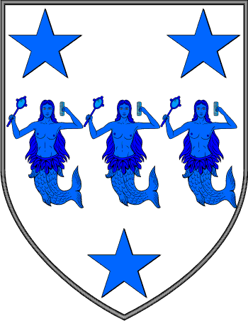 McAuliffe family crest McAuliffe family crest