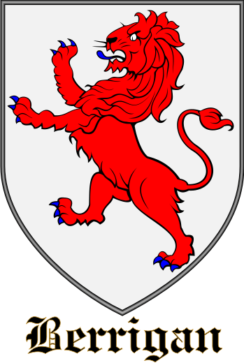BERRIGAN family crest