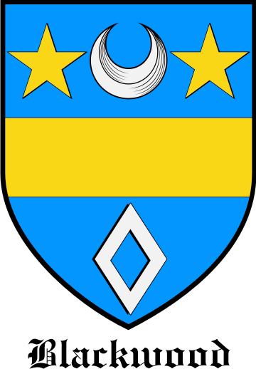 BLACKWOOD family crest BLACKWOOD family crest