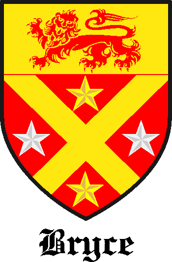 BRYCE family crest