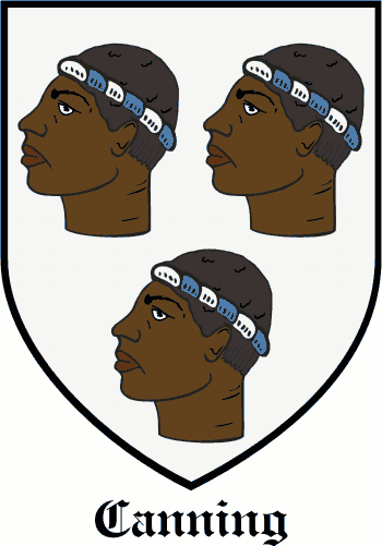 CANNING family crest CANNING family crest