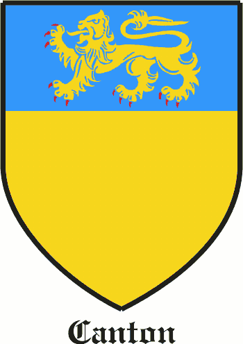 CANTON family crest CANTON family crest