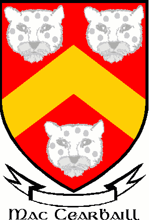 MCCARROLL family crest MCCARROLL family crest