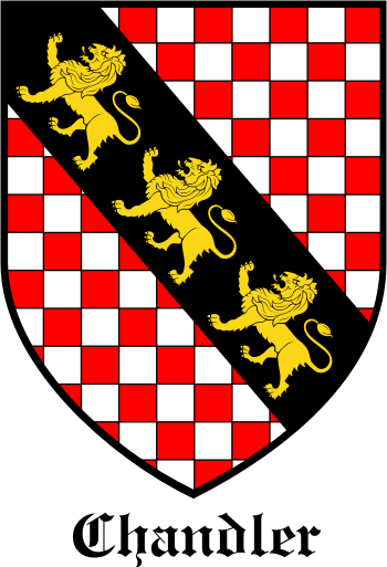 CHANDLER family crest CHANDLER family crest