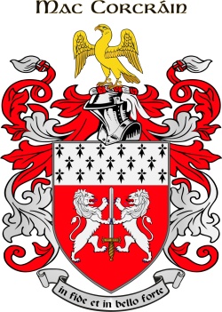 Corcoran family crest Corcoran family crest
