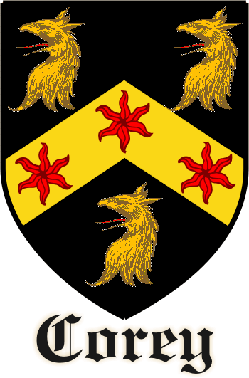 COREY family crest COREY family crest