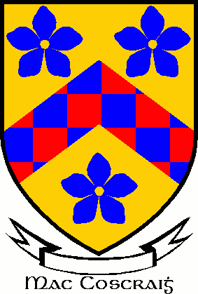 MCCUSKER family crest MCCUSKER family crest