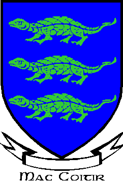McCotter family crest McCotter family crest