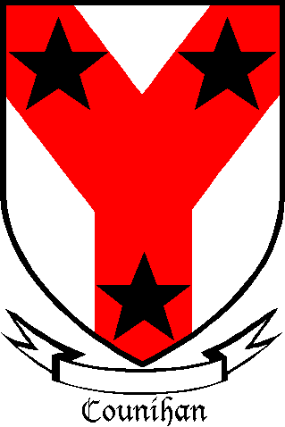 COUNIHAN family crest COUNIHAN family crest