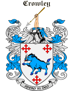CROWLEY family crest CROWLEY family crest