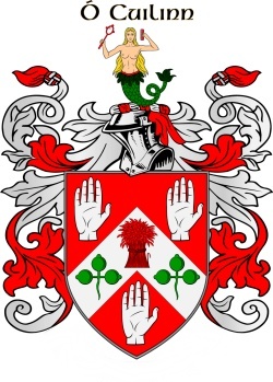 Cullinane family crest Cullinane family crest