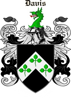 DAVIES family crest DAVIES family crest