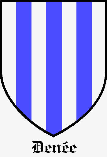 DEN family crest DEN family crest
