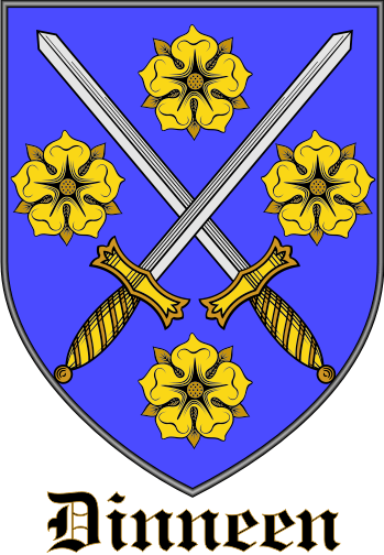 DINNEEN family crest DINNEEN family crest