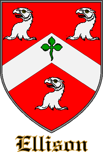 ELLISON family crest ELLISON family crest
