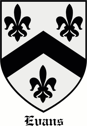 Evans family crest Evans family crest