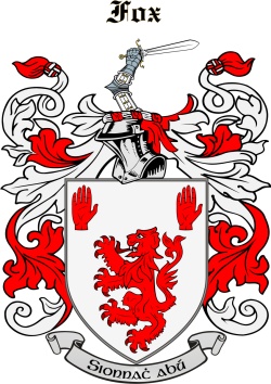 FOXE family crest FOXE family crest