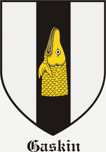 GASKIN family crest GASKIN family crest