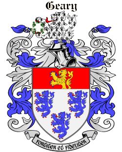 Geary family crest