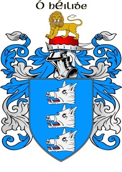 HALY family crest HALY family crest