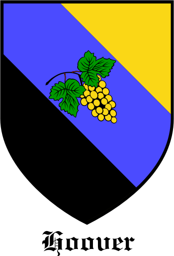 HOOVER family crest HOOVER family crest