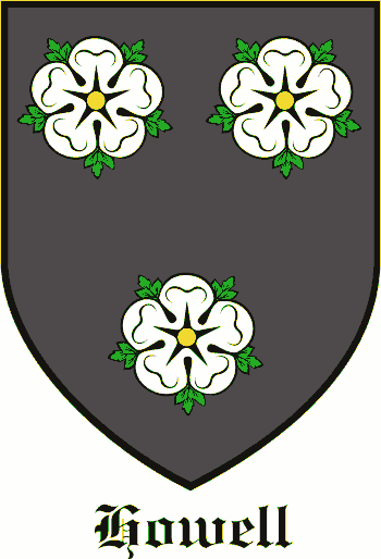 HOWELL family crest HOWELL family crest