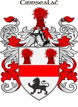 KINSELL family crest KINSELL family crest