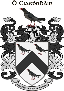 KIRVIN family crest KIRVIN family crest