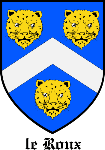 Roux family crest Roux family crest
