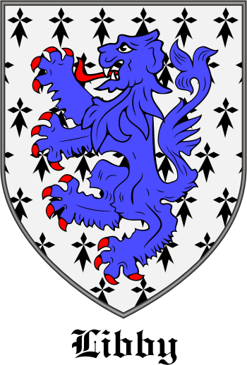 LIBBY family crest LIBBY family crest