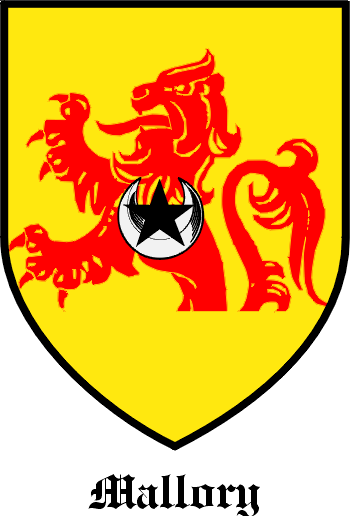 MALLORY family crest MALLORY family crest