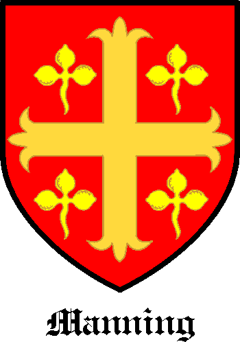 MANNING family crest MANNING family crest
