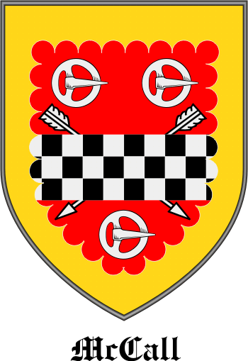MCCALL family crest MCCALL family crest