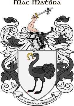 MACMAHON family crest MACMAHON family crest