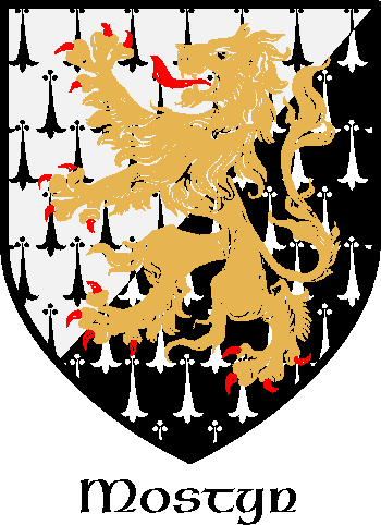 MOSTYN family crest MOSTYN family crest