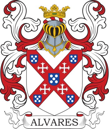 ALVAREZ family crest ALVAREZ family crest