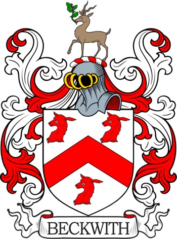 BECKWITH family crest BECKWITH family crest