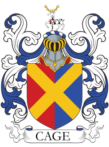 CAGE family crest CAGE family crest