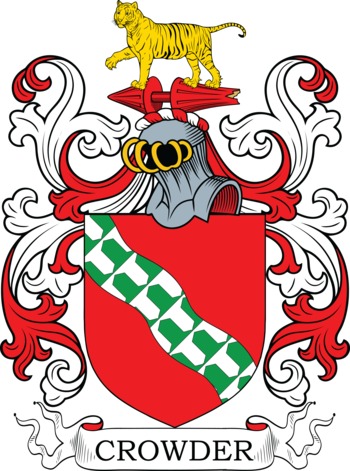 CROWDER family crest CROWDER family crest