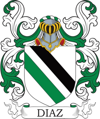 DIAZ family crest DIAZ family crest