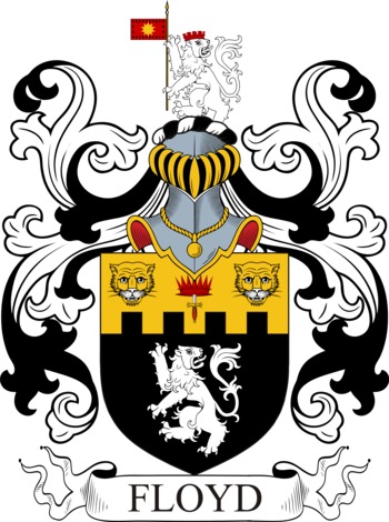 FLOYD family crest FLOYD family crest