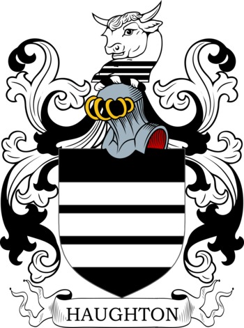 HAUGHTON family crest HAUGHTON family crest