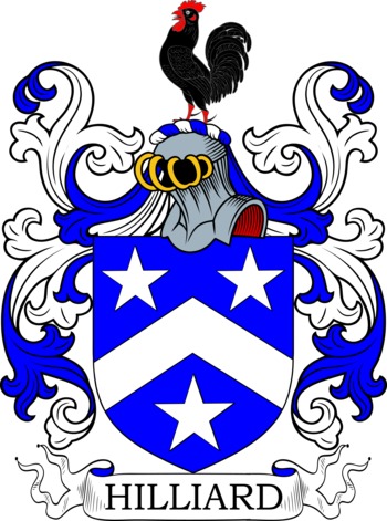 Hilliard family crest Hilliard family crest