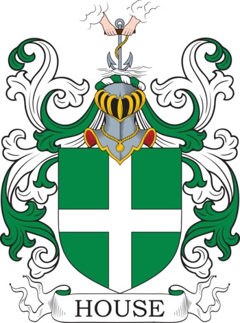 HOUSE family crest HOUSE family crest