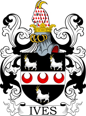 IVES family crest IVES family crest