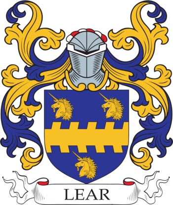 Lear family crest