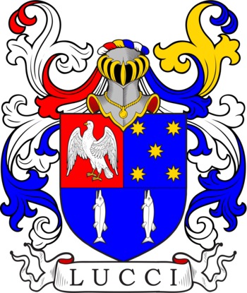 Lucci family crest