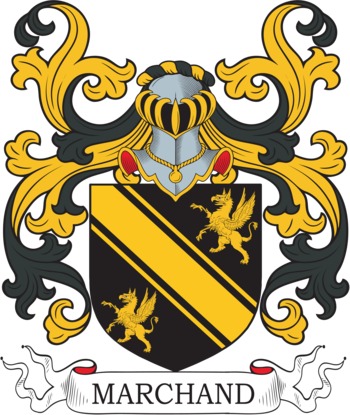 MARCHAND family crest MARCHAND family crest