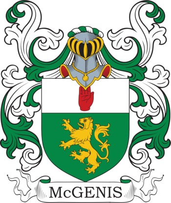 McGinnis family crest McGinnis family crest